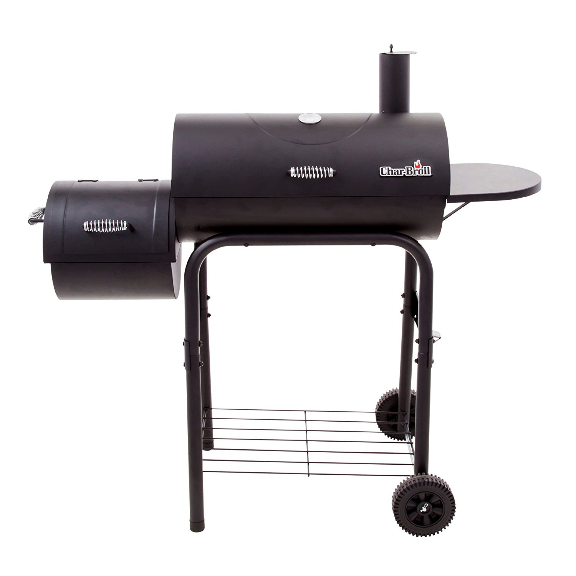 Outdoor BBQ Grill Pro Patio Barbecue Offset Smoker American Gourmet