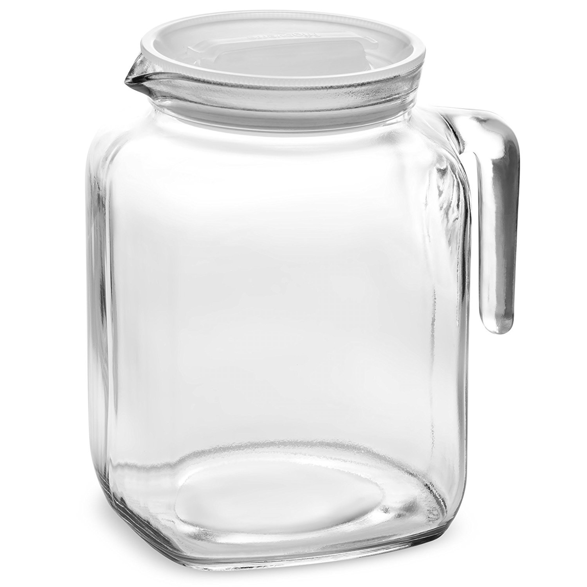 Square Gl Pitcher Bottle Lid Spout Milk Beverage Drink Vintage Square Gl Pitcher Bottle Lid Spout Milk Beverage