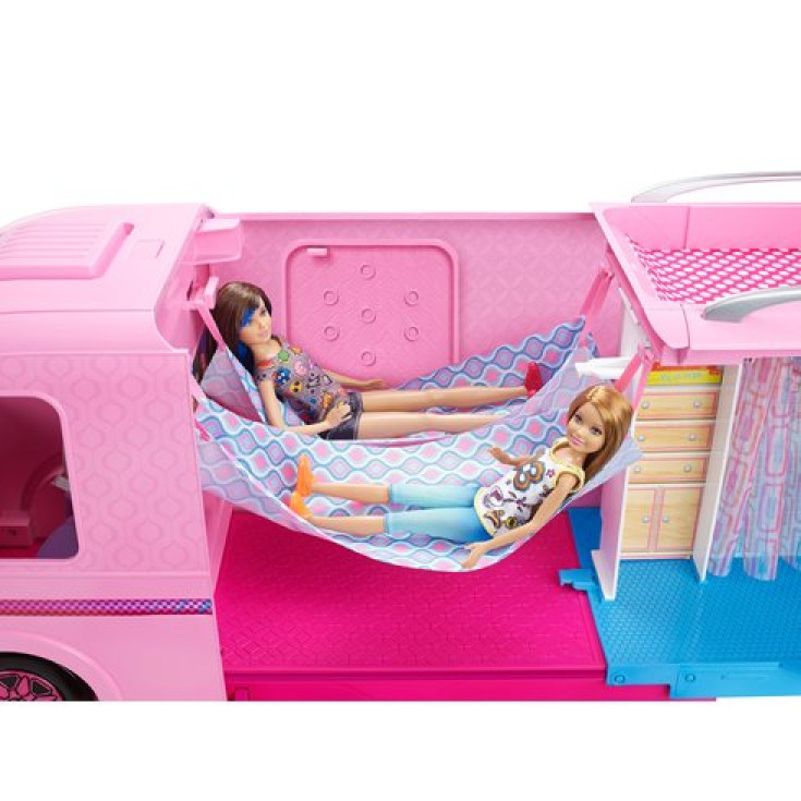 barbie hot tub camper van