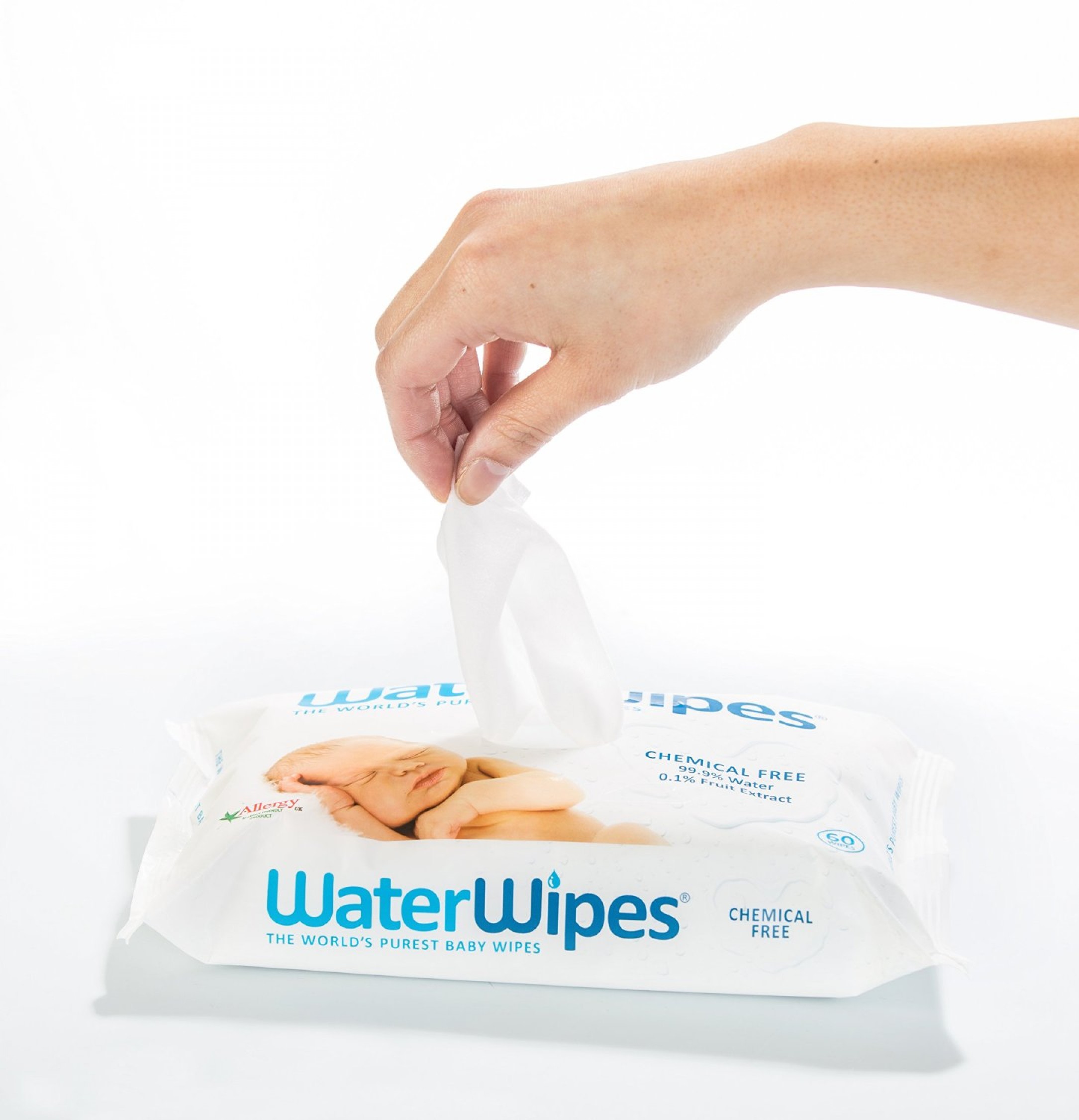 WaterWipes Sensitive Baby Wipes Purest Natural Chemical Free 720 Wipes