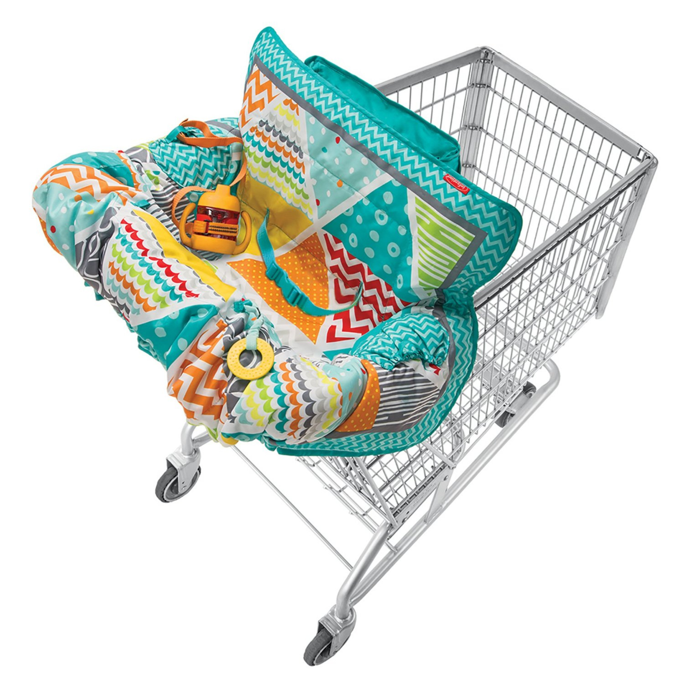 Teal Shopping Grocery Cart Car Basket Protection Cover for Baby Infant