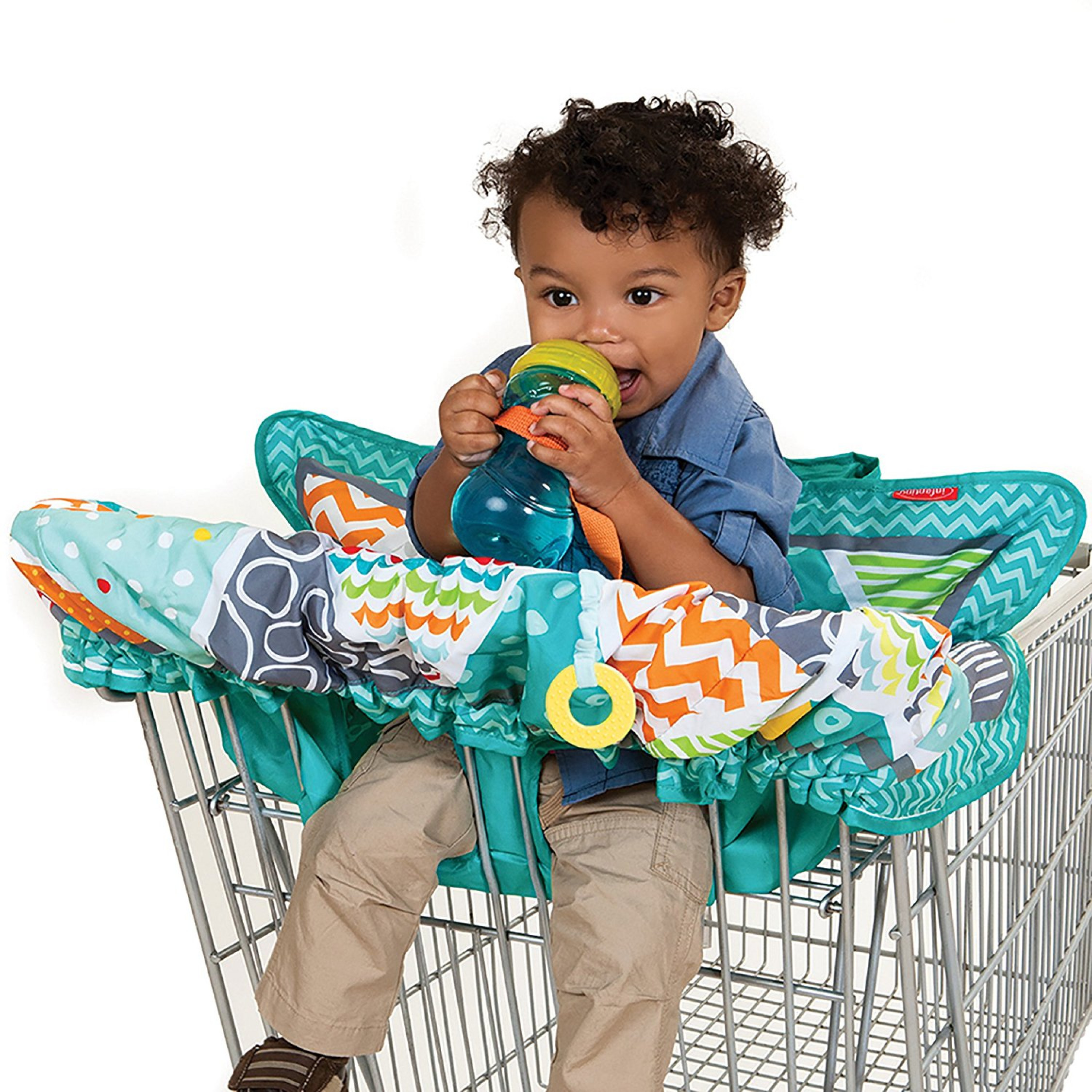 Teal Shopping Grocery Cart Car Basket Protection Cover for Baby Infant