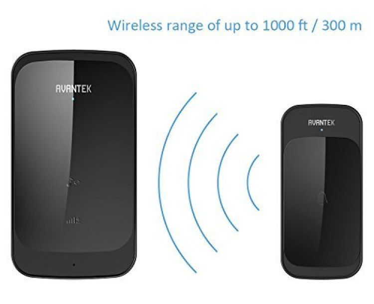 Long Range 1000ft Loud Wireless Doorbell Weatherproof Elegant Door Bell