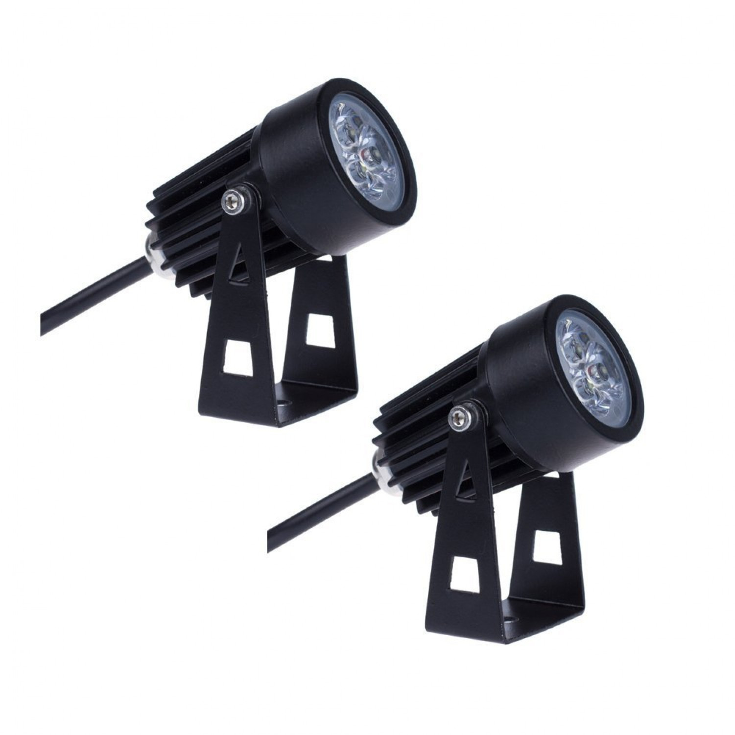 2 x 3W DC 12V LED Lawn Light Garden Lamp Outdoor Landscape Spotlight