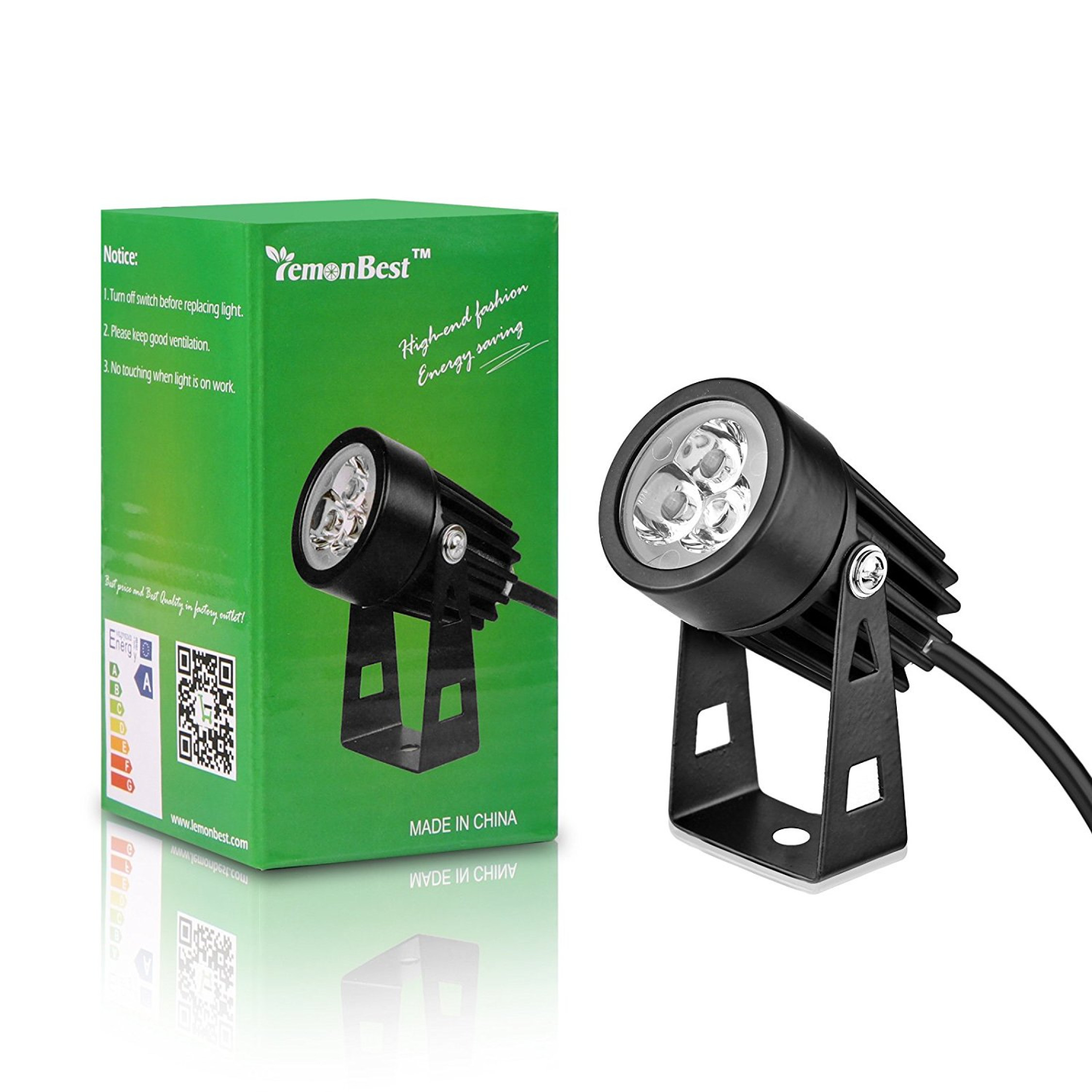 2 x 3W DC 12V LED Lawn Light Garden Lamp Outdoor Landscape Spotlight