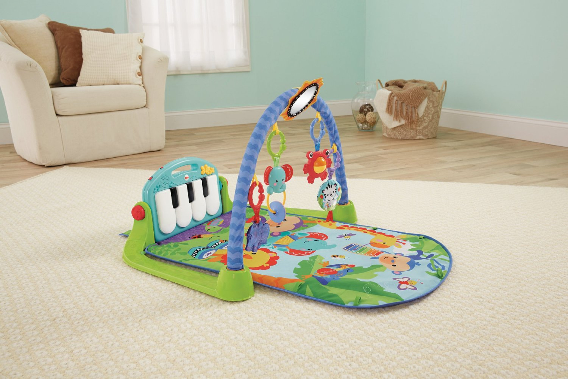 fisher price kick and play piano mat