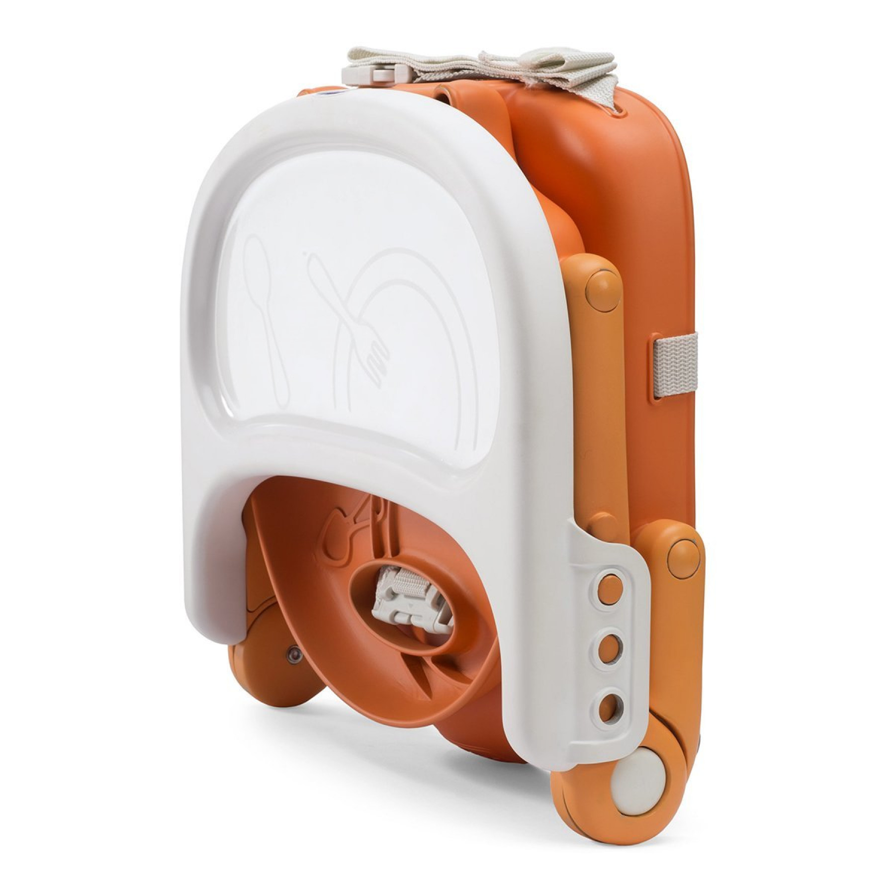 CHICCO POCKET Snack Booster Seat Mandarino Chair Portable