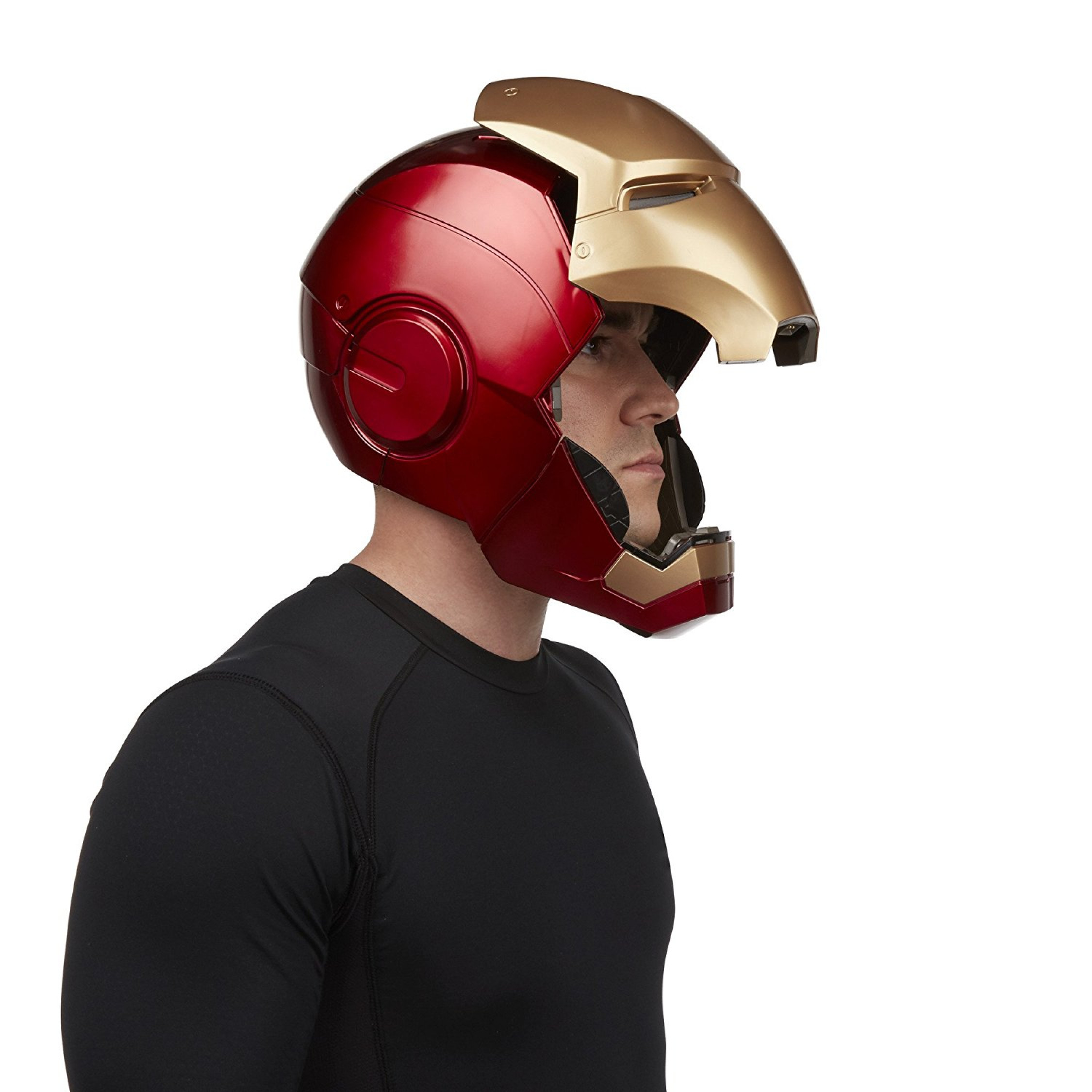 Casco Di Iron Man Che Si Apre