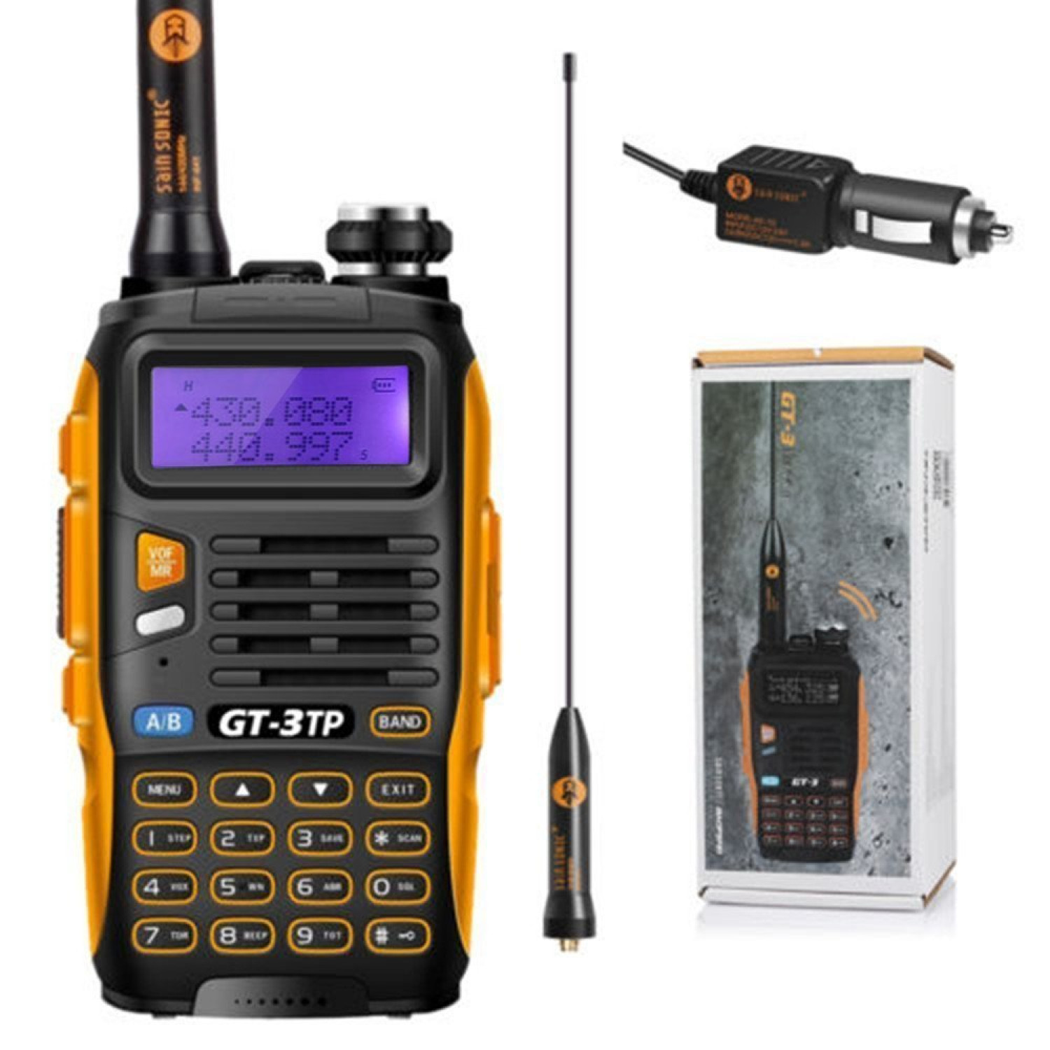 Handheld Radio Scanner 2-Way Digital Transceiver Police HAM VHF Ante picture image