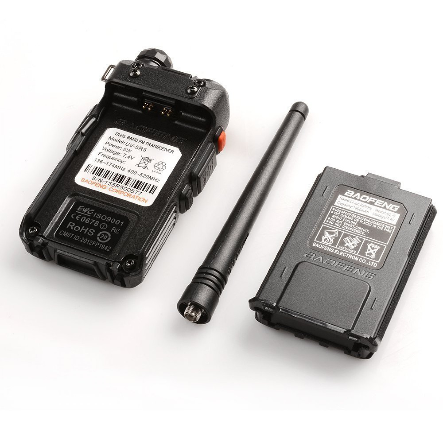 Handheld Radio Scanner Police Fire Transceiver Portable Antenna EMS HAM Two Way - Picture 11 of 12